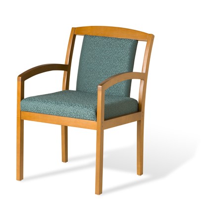 Stafford II Chair 3/4 Upholstered Back