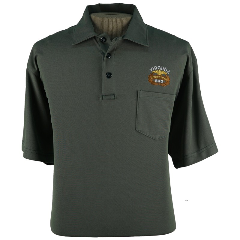 olive polo shirt