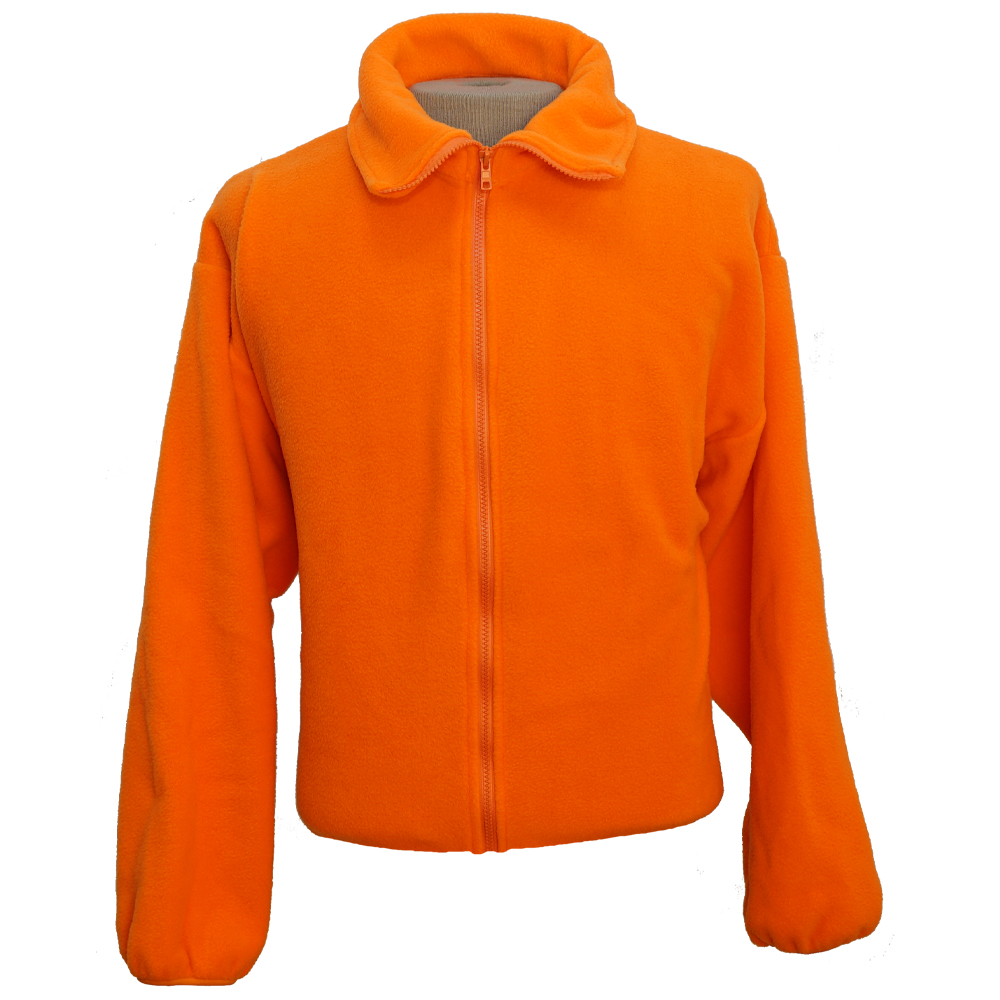 Title Orange Fleece Inmate Jacket | Virginia Correctional Enterprises