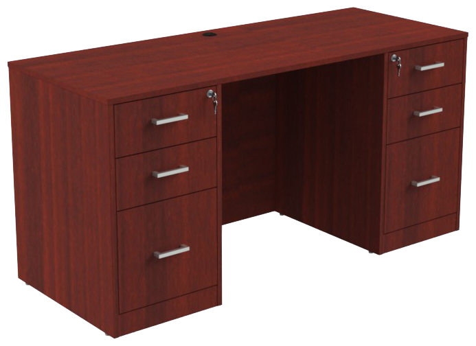 Evolution Desk - Double Pedestal
