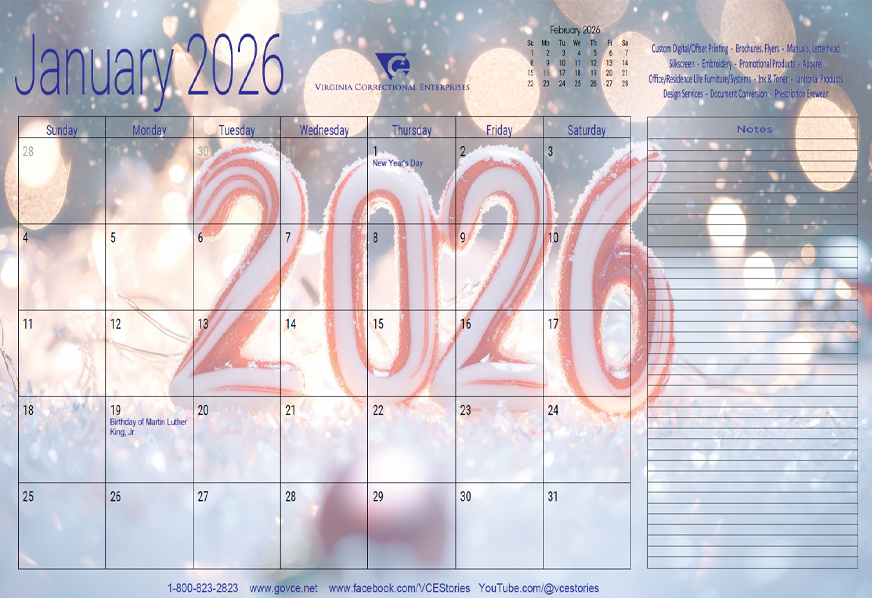 Desktop Calendar