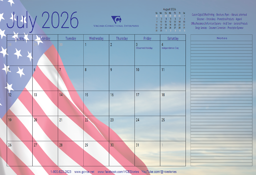 Desktop Calendar