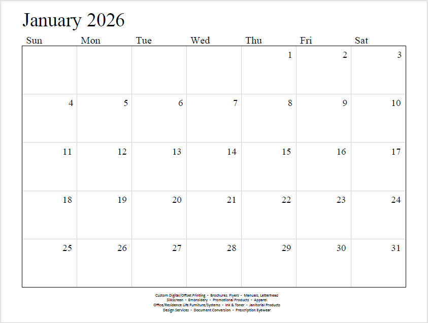 Wall Calendars