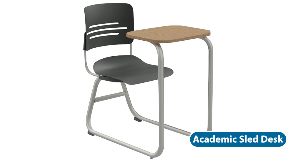 Virginia Correctional Enterprises - Academic Sled Desk