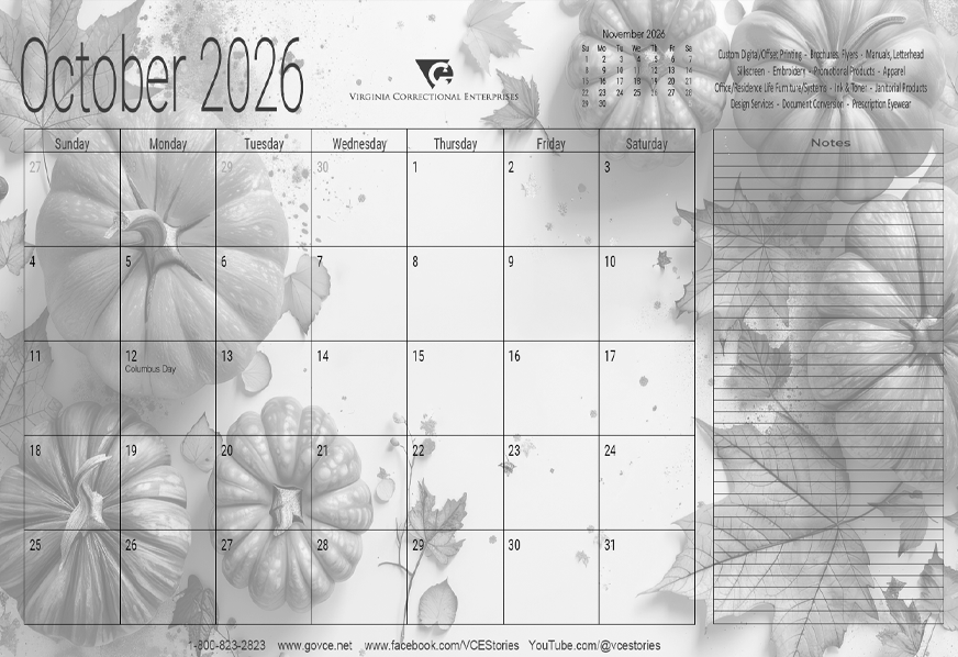 17"x22" Desktop Calendar (Clearance)