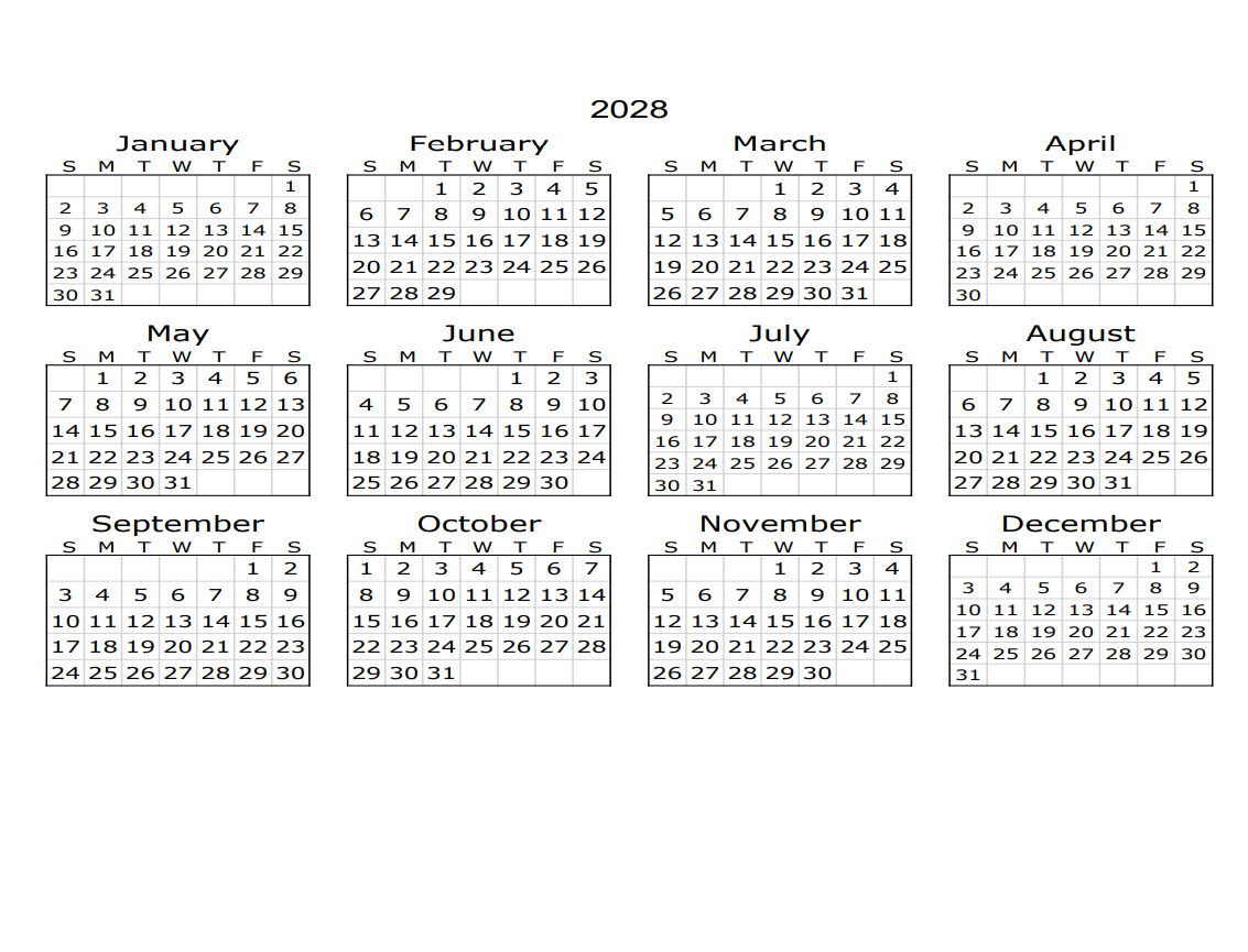 Wall Calendar