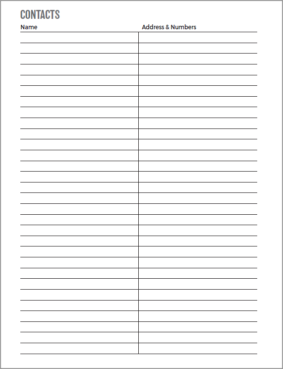 Weekly/Monthly Planner