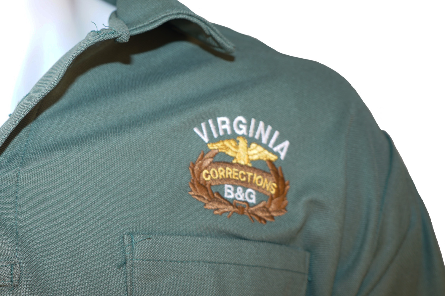 B&G Long Sleeve Olive Polo Shirt