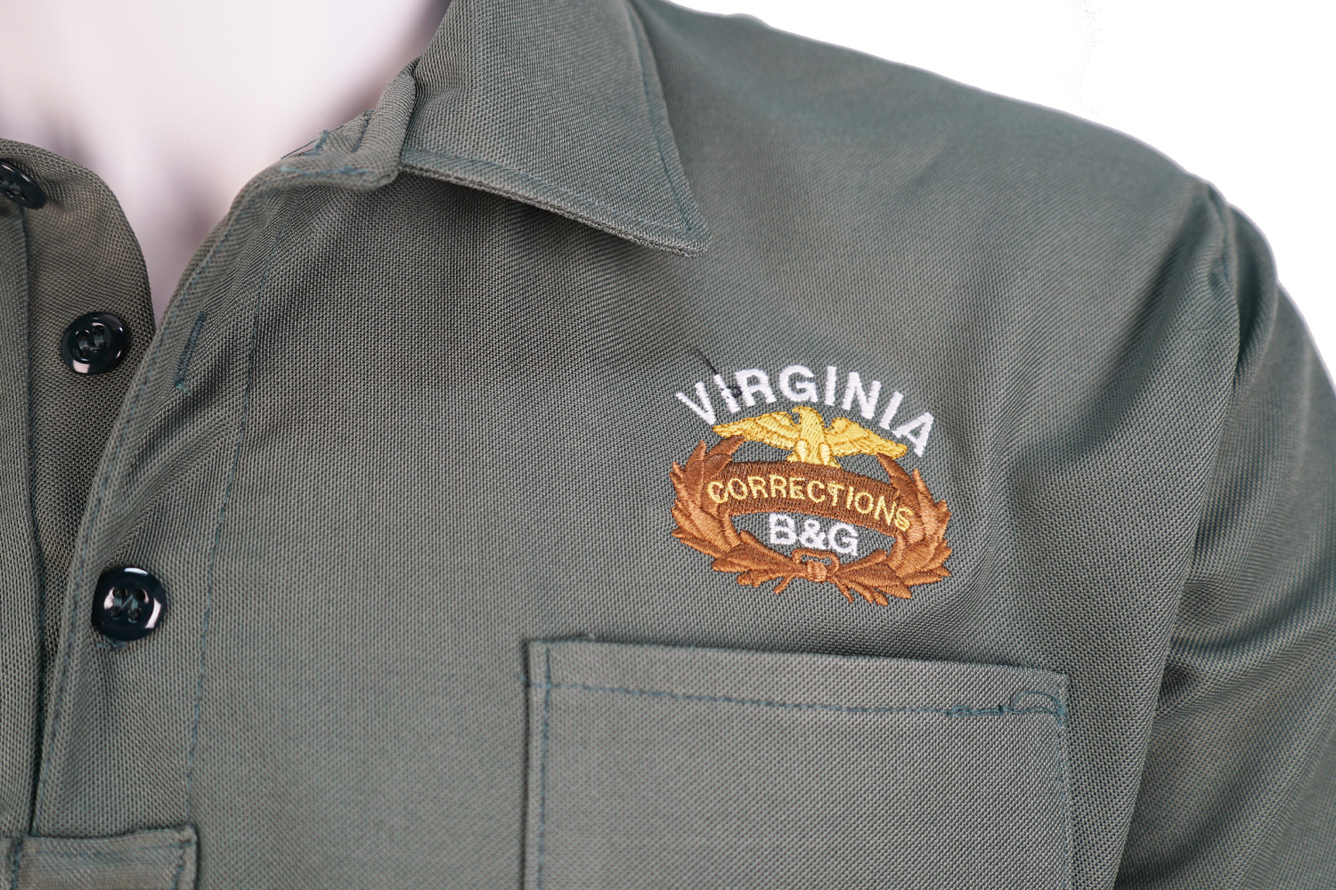 B&G Short Sleeve Olive Polo Shirt