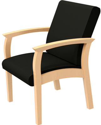 Hamilton Wood Guest Chair