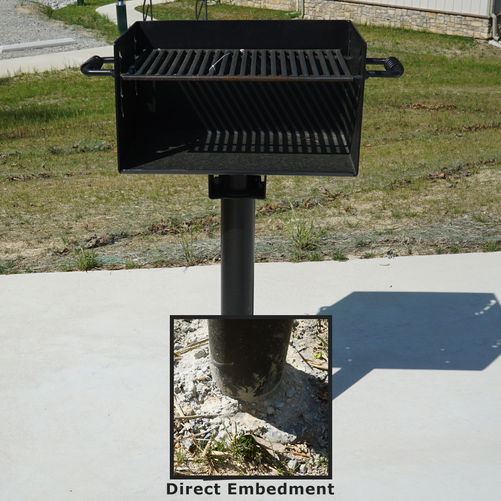 Single Camp Grill (Direct Embedment)