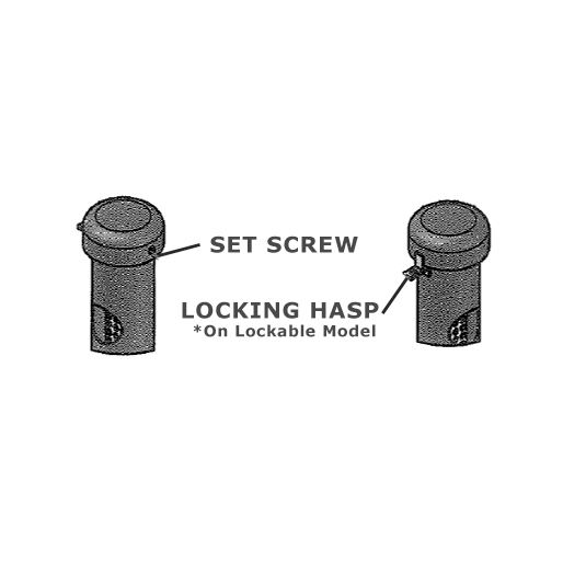 Smoking Receptacle Lockable