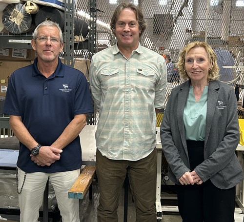CEO Visits Haynesville Apparel Plant