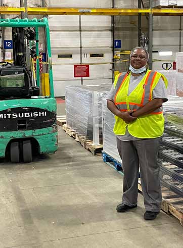 Telesea Sims, Warehouse Foreman