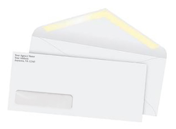 #10 White Wove Window Envelopes (500 Count)