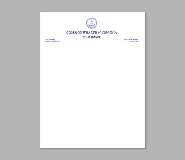 #4 White Bond Letterhead (500 Count)