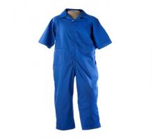 Poplin Inmate Jumpsuit with Hook and Loop Closure