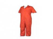 Twill Inmate Jumpsuit w/Zipper Closure