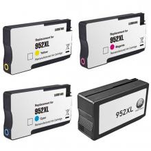 Renewable HP 952XL 4/Pack Black/Cyan/Magenta/Yellow High Yield Ink Cartridges