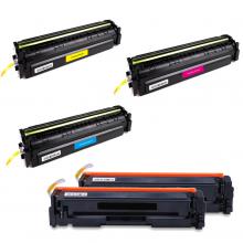 Renewable HP 202A/X 5/Pack Black High Yield and Black/Cyan/Magenta/Yellow Toner Cartridges