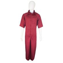 Twill Inmate Jumpsuit with Hook and Loop Closure w/Pockets