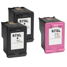 Renewable HP 67XL 3/Pack Jumbo Ink