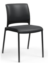 Attain Multi-use Guest Chair, Upholstered Seat and Back