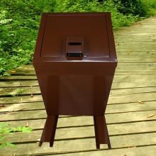 Animal Proof Trash Receptacle - Single